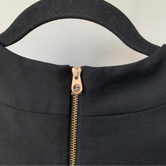Ted Baker Black Cap Sleeve Wool blend Dress Size 0 - Picture 11 of 11
